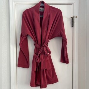 UGG Women's Burgundy Belted Robe